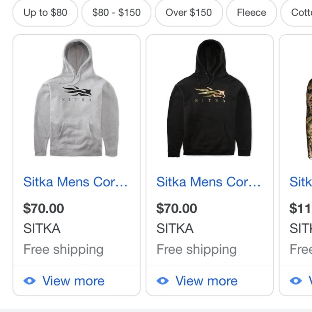 Sitka hoodies